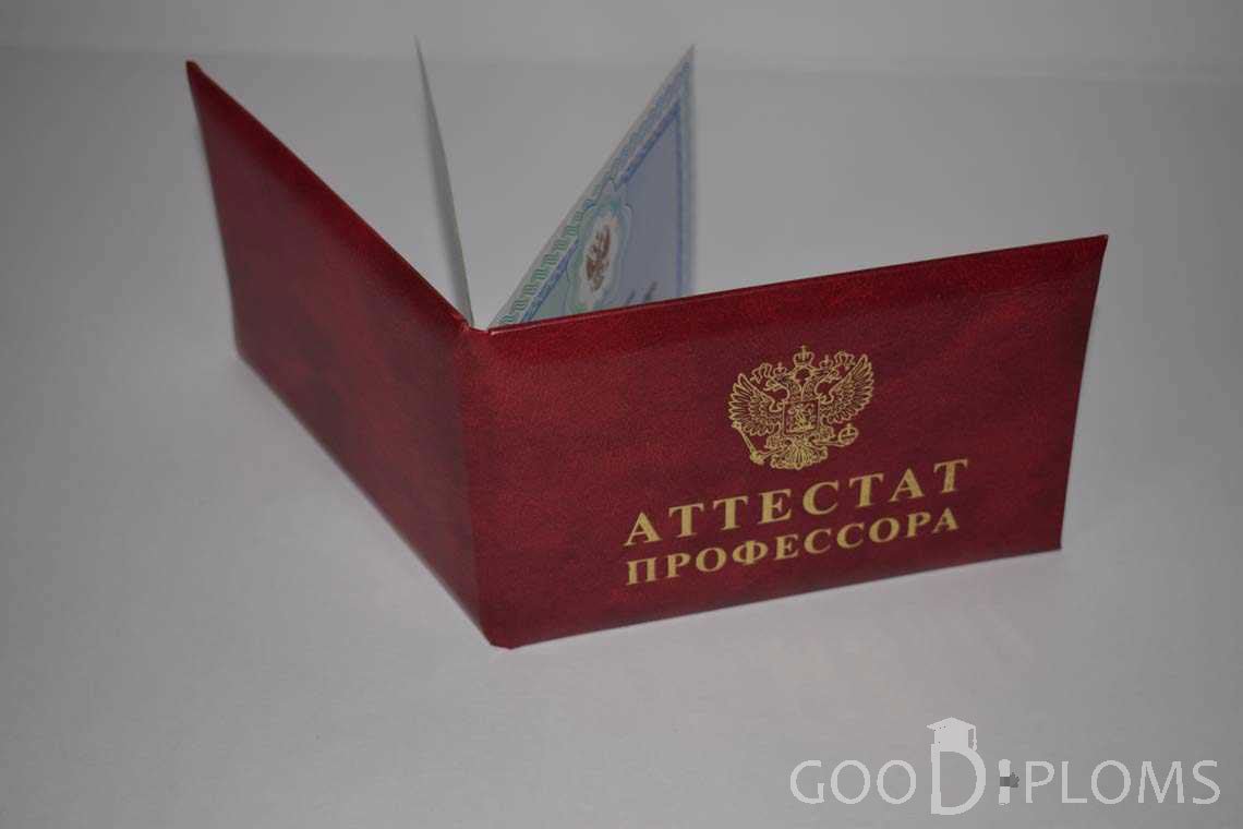 Аттестат Профессора - Обратная Сторона период выдачи 2015-2020 -  Новокузнецк