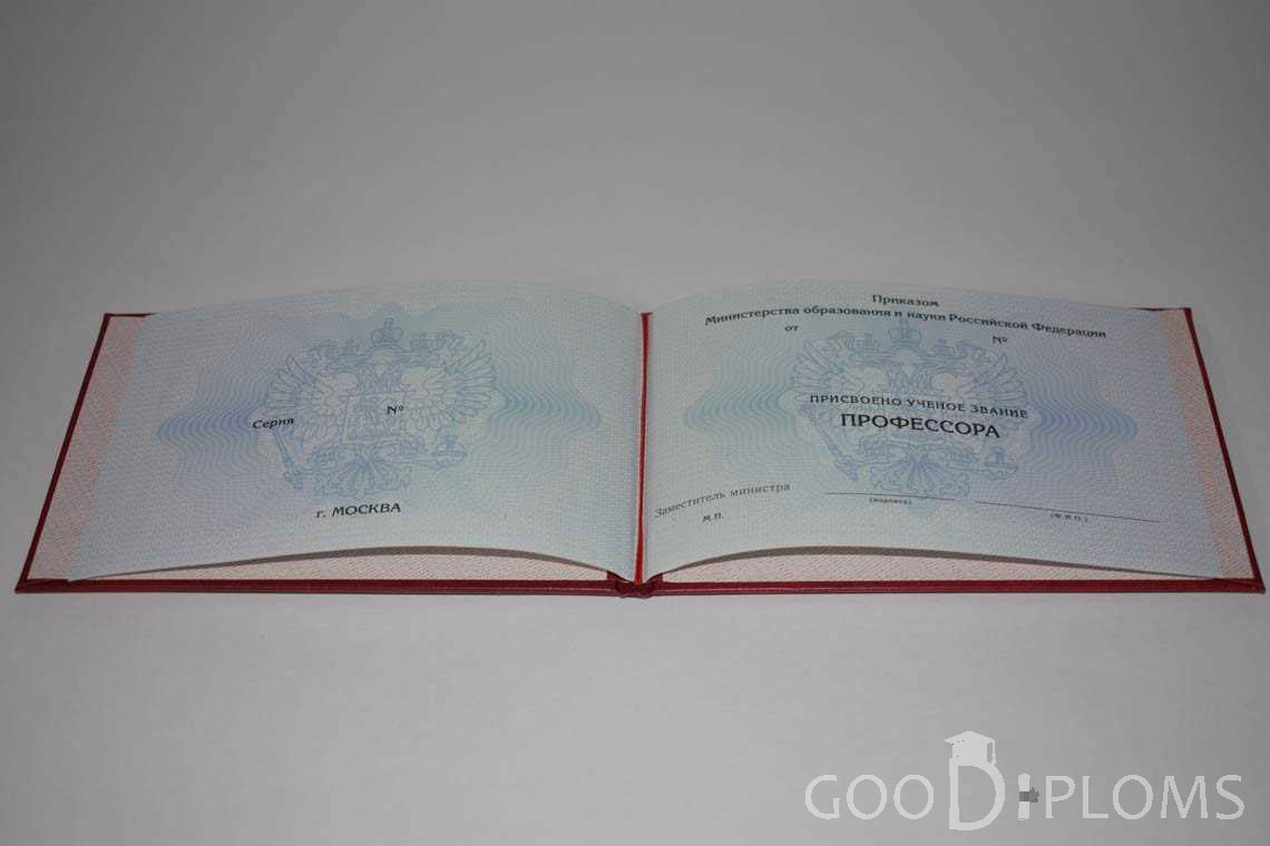 Аттестат Профессора период выдачи 2015-2020 -  Новокузнецк