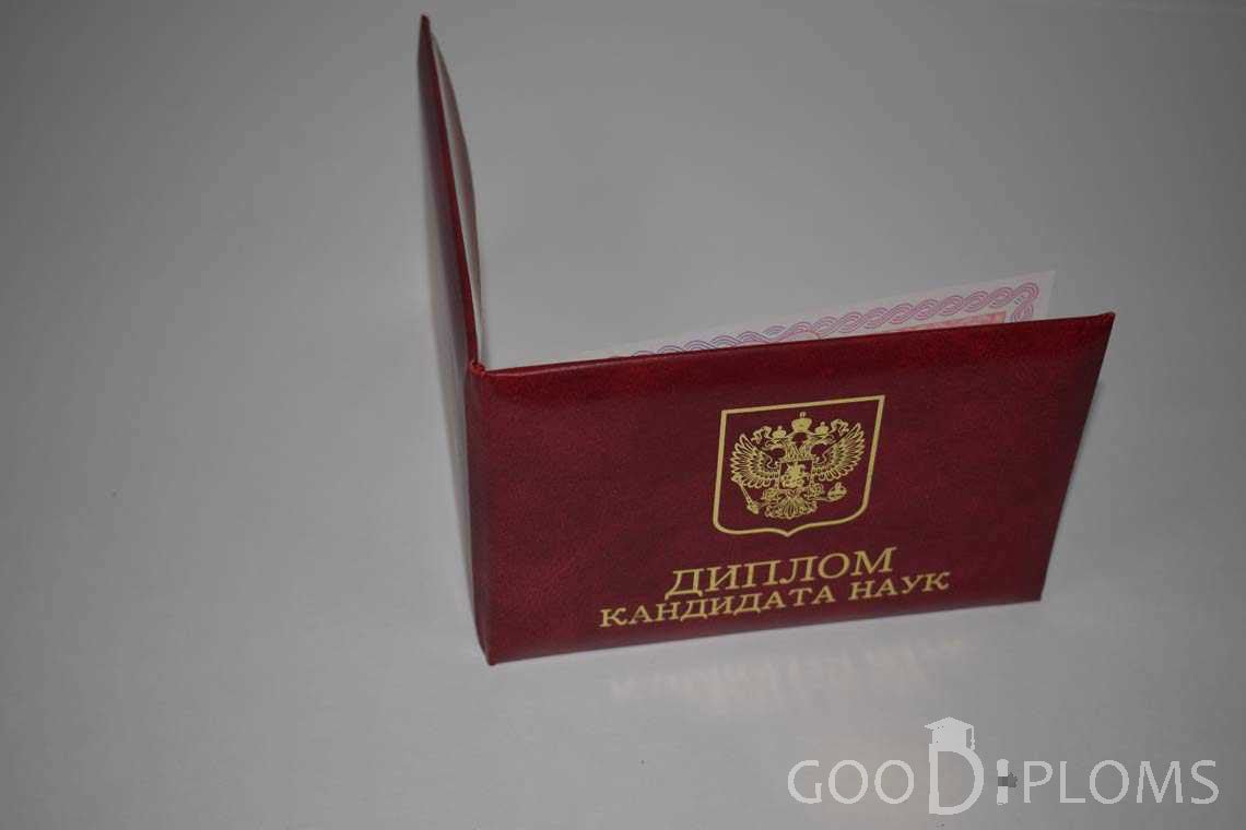 Диплом Кандидата Наук - Обратная Сторона период выдачи 2013-2016 -  Новокузнецк
