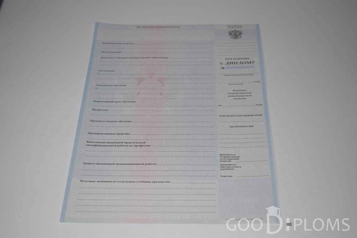 Приложение к Диплому Техникума с Отличием в период c 2008 по 2010 год - Новокузнецк